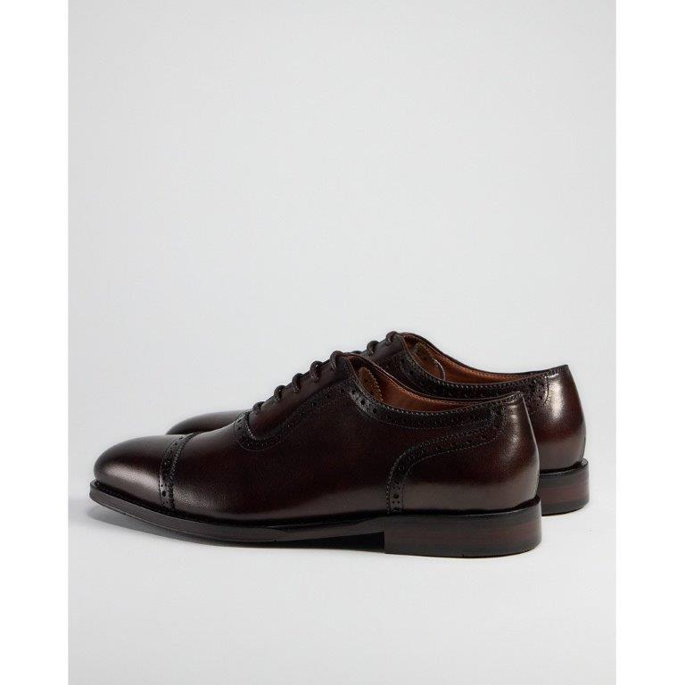 TGA Dressko Oxford Toecap Brogue Mørk Brun
