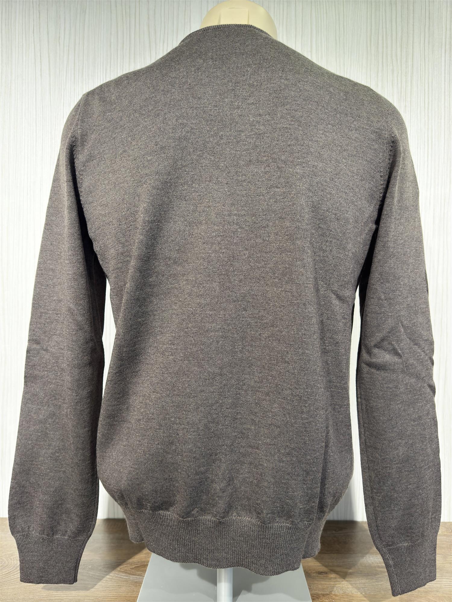 Gran Sasso Genser Pullover Merino Mørkebrun