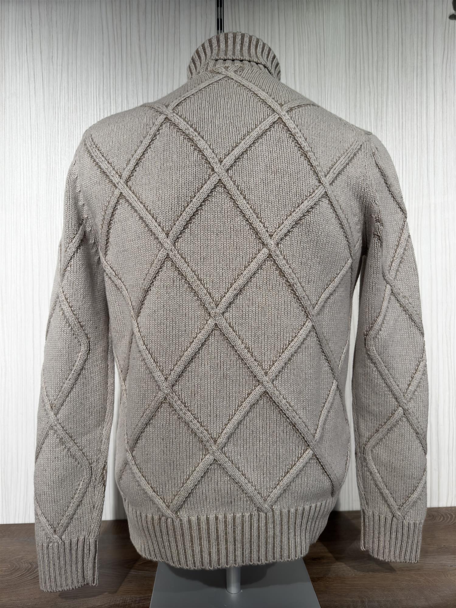 Gran Sasso Turtleneck Ull/Kashmir Lys Beige