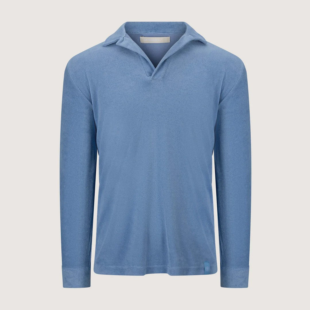 Monel Michael Frotè L/Erm Pique Blå