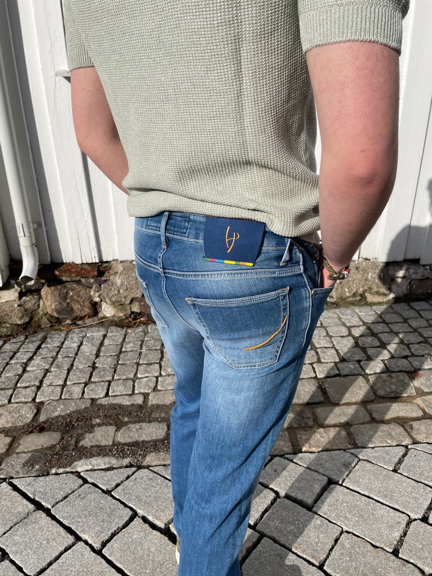 HandPicked Orvieto Jeans Lyseblå