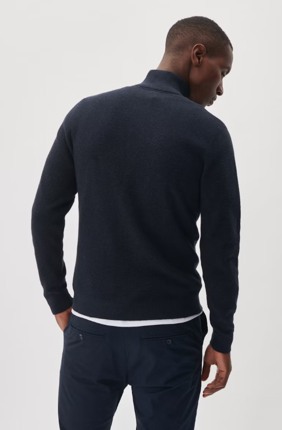 Matinique MAlagoon Half Zip Bomull Marine