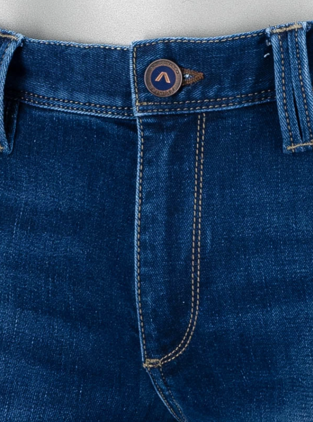 Alberto Premium Pipe Lefthand Jeans Mørkeblå