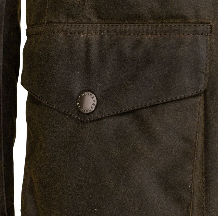 Barbour Ogston Wax Ytterjakke Grønn