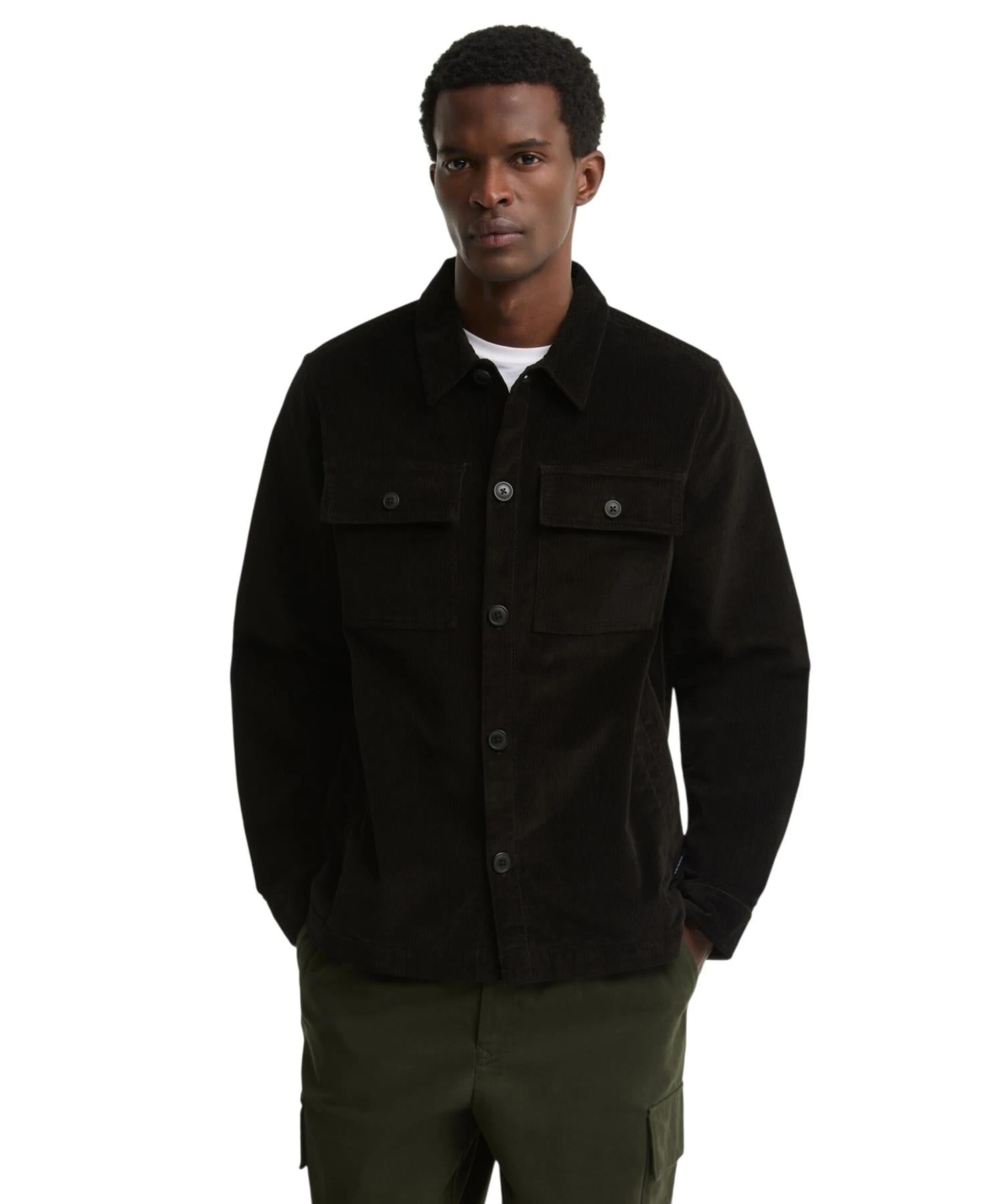 Barbour Tartan Cord Overshirt Grønn