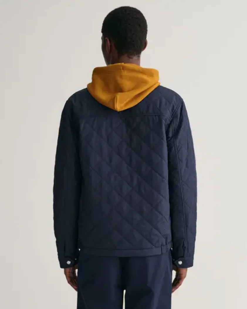 Gant Jakke Quiltet Marine