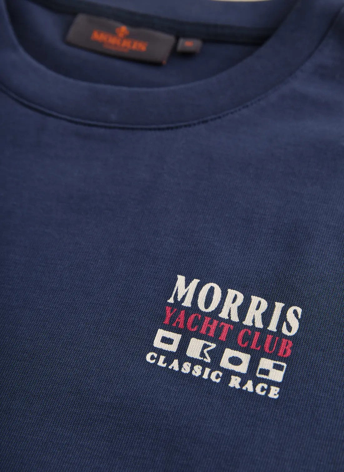 Morris Neville T-shirt Bomull Marine