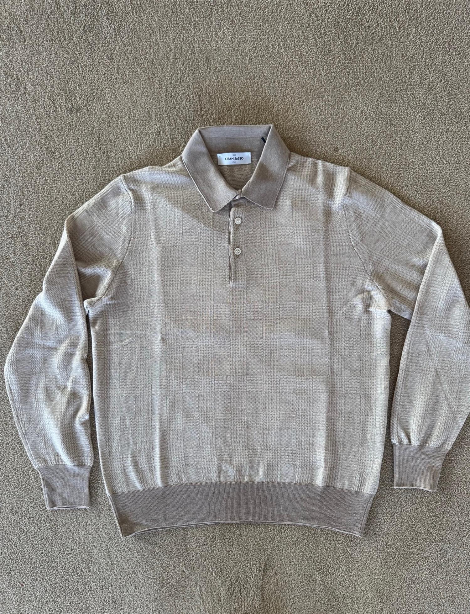 Gran Sasso L/Erm Polo Ruter Beige