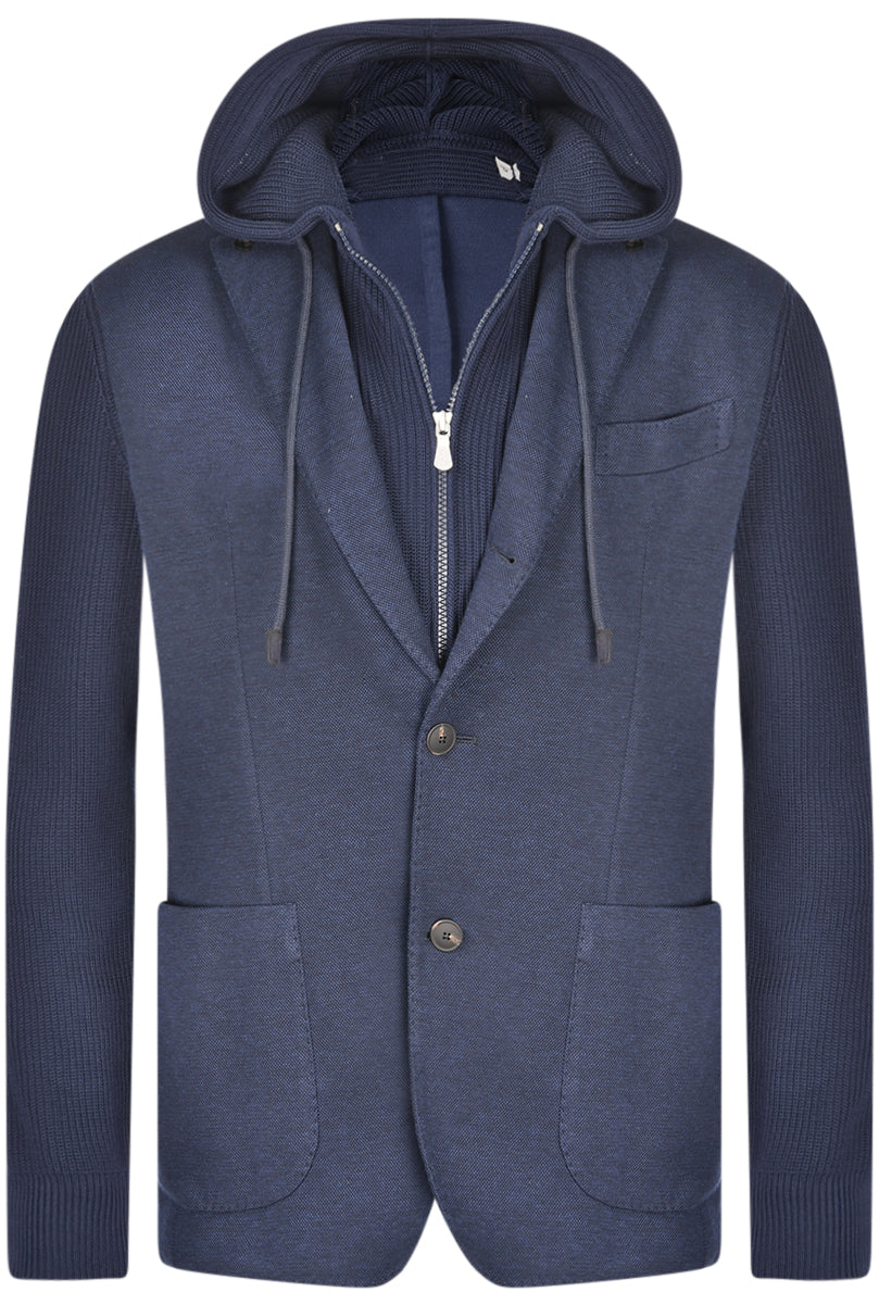Gran Sasso Blazer Hettejakke Marine