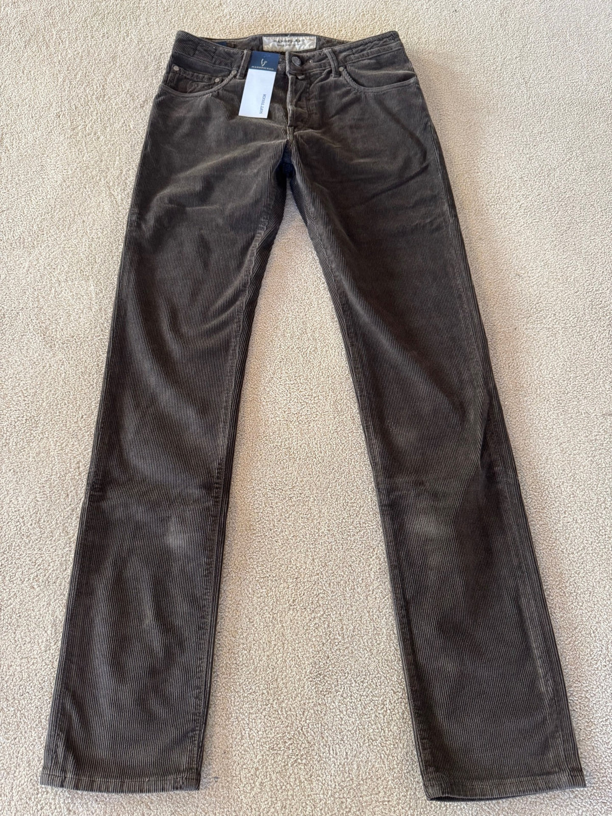 HandPicked Ravello Cord 5-Pocket Brun