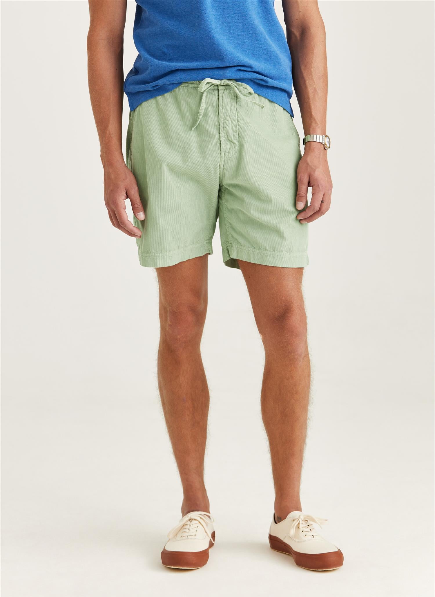Morris Fenix Cord Shorts Bomull Grønn