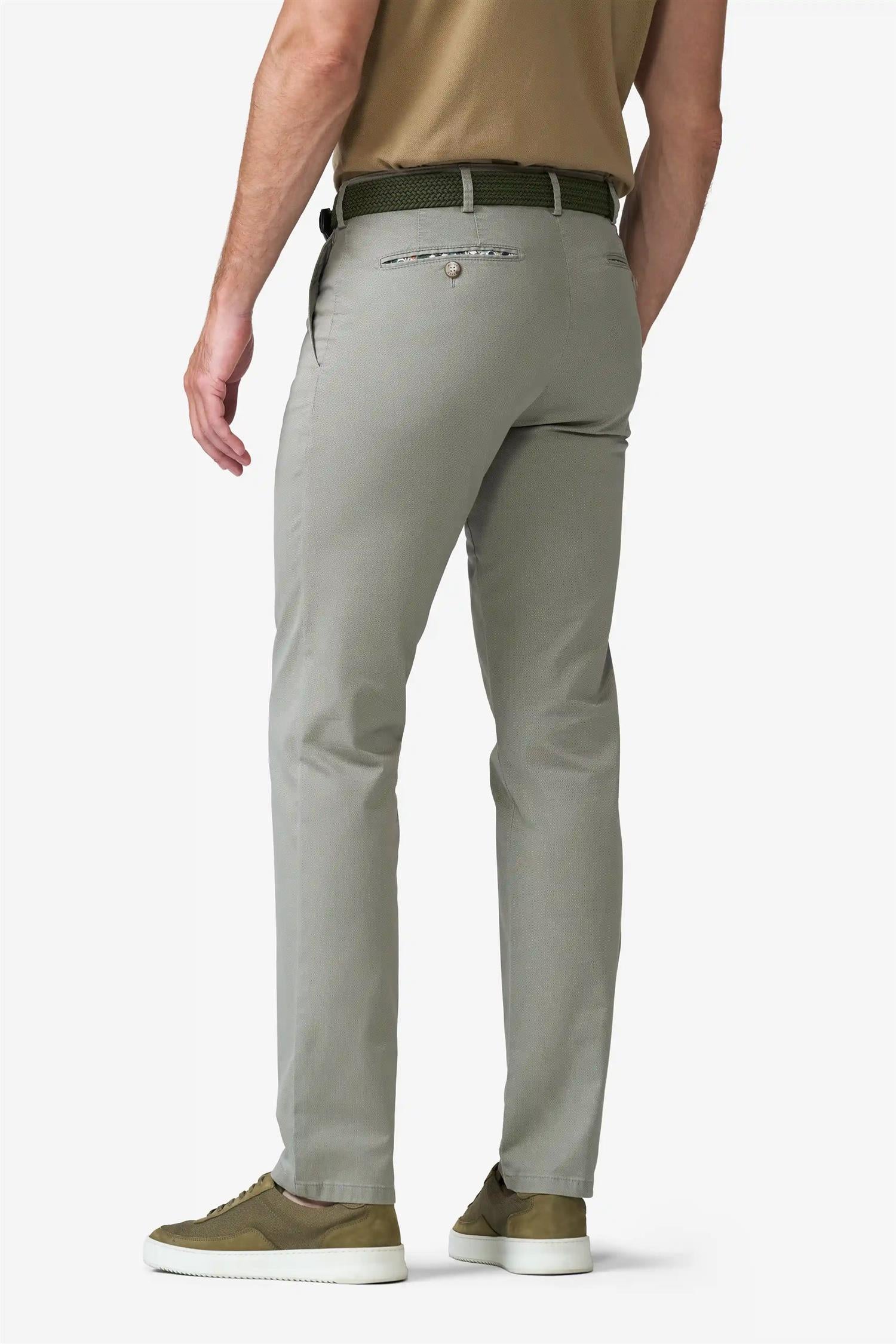 Meyer Chinos Bonn Bomull Grønn