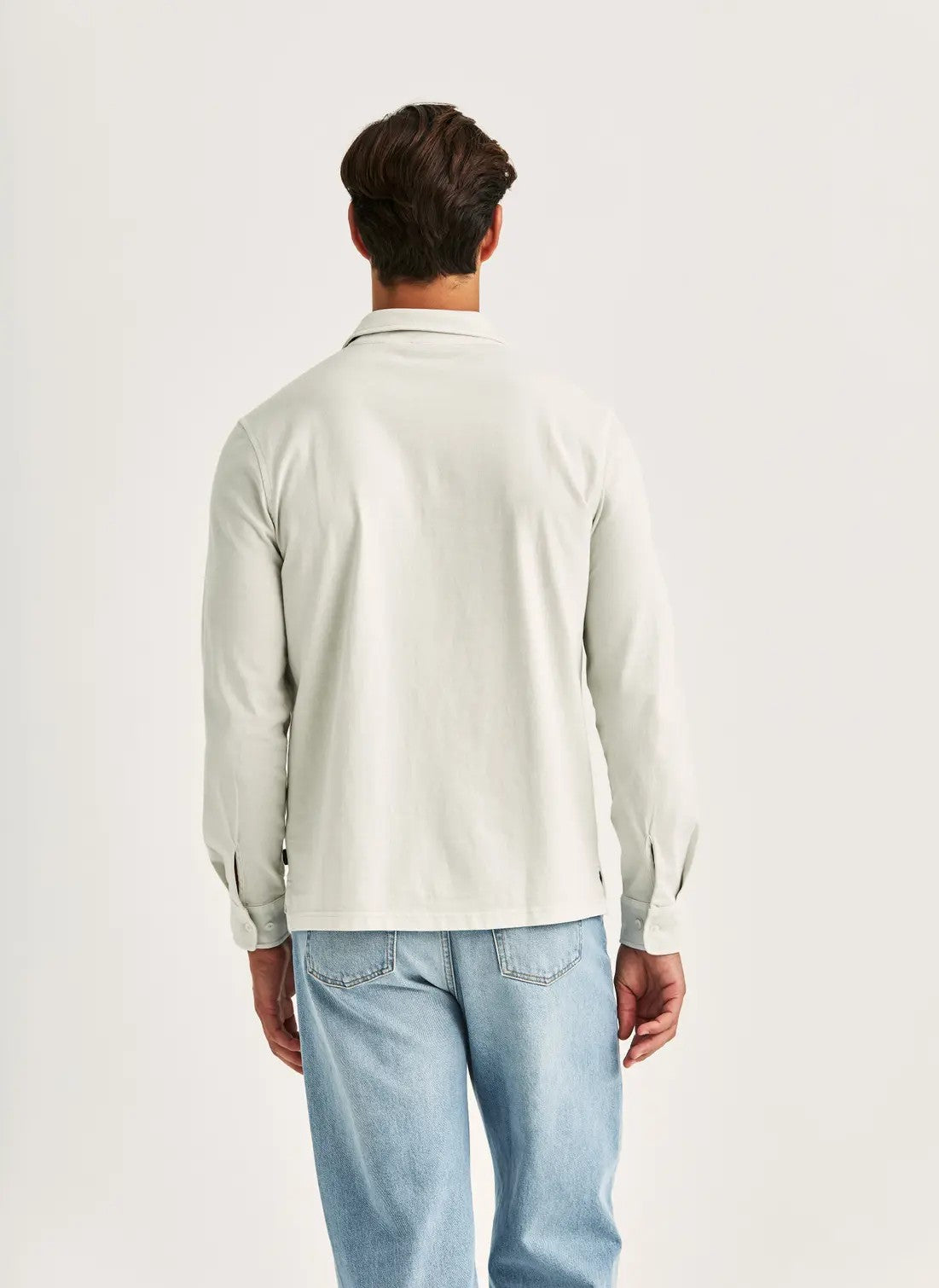 Morris Harland Langermet Polo Off-white