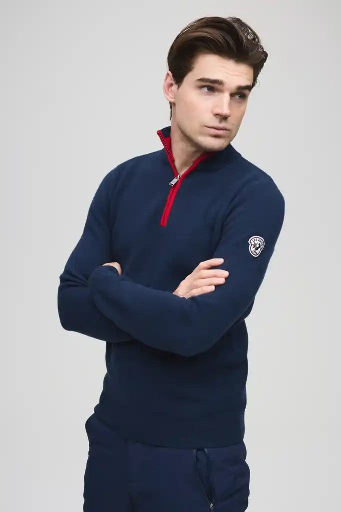 Les Arcs Kyle Half Zip Marine