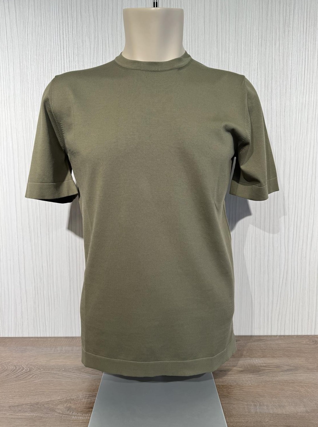 Gran Sasso T-skjorte Herre M/Stretch Bomull Grønn