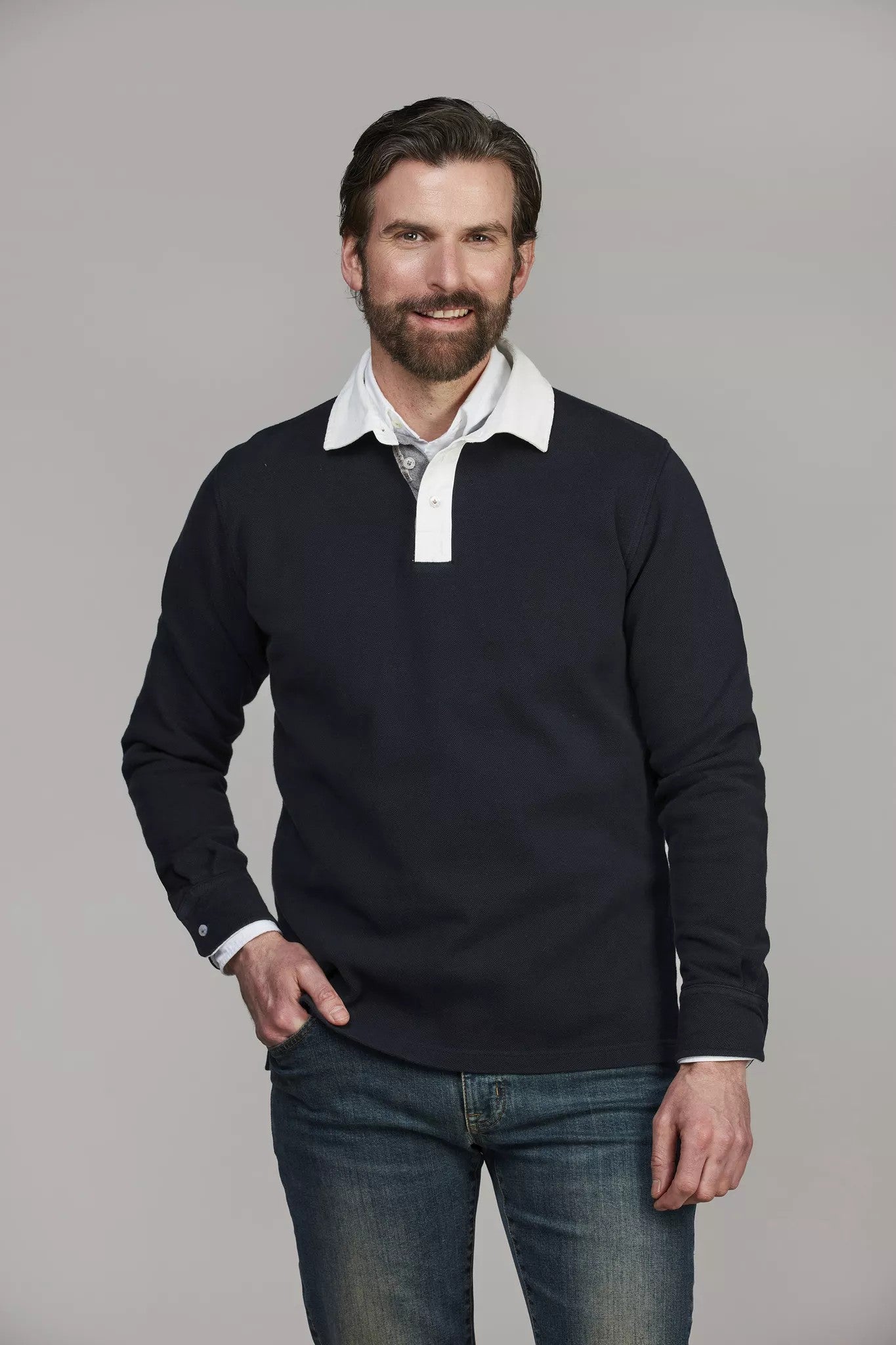 Hansen & Jacob Heavy Piquet Rugger Marine
