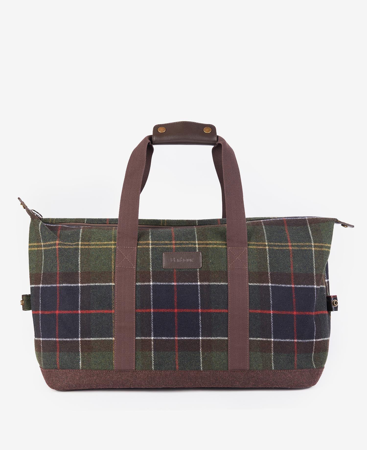 Barbour Cree Tartan Holdall Weekend Bag