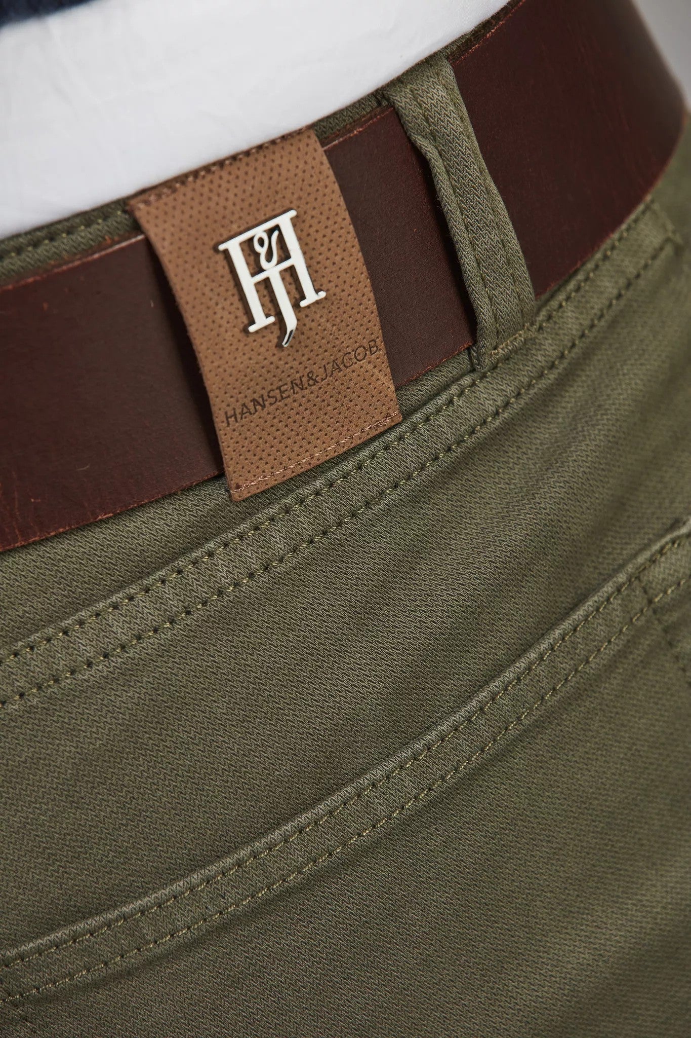 Hansen & Jacob 5-Pocket Okado Grønn