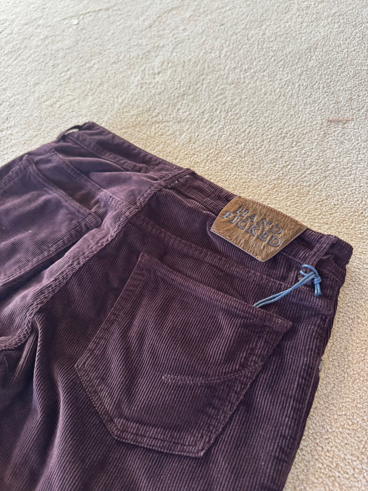 HandPicked Ravello Cord 5-Pocket Burgunder