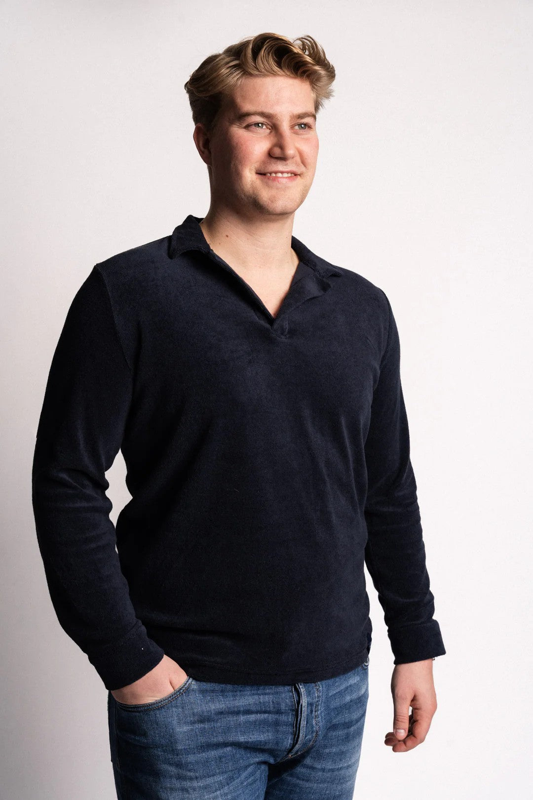 Monel Michael Frotè L/Erm Pique Marine