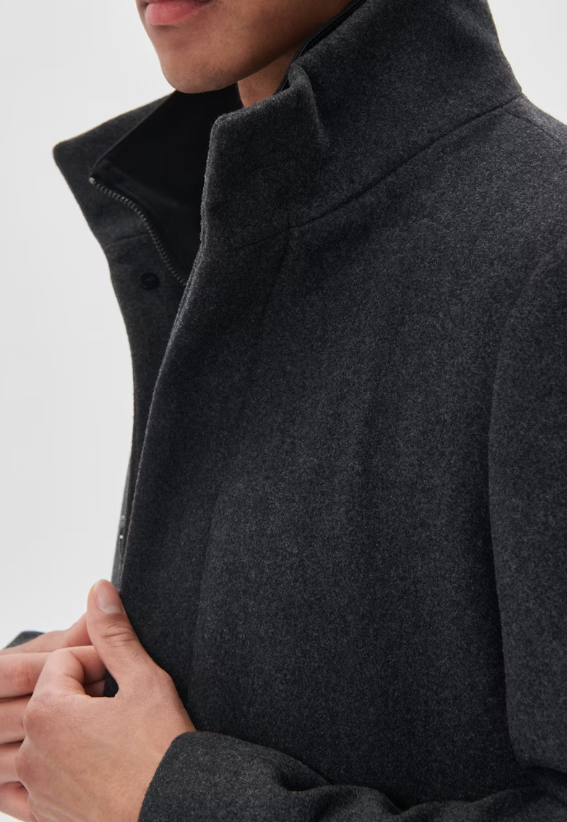 Matinique Harvey N Ull Frakk Mørk Grå