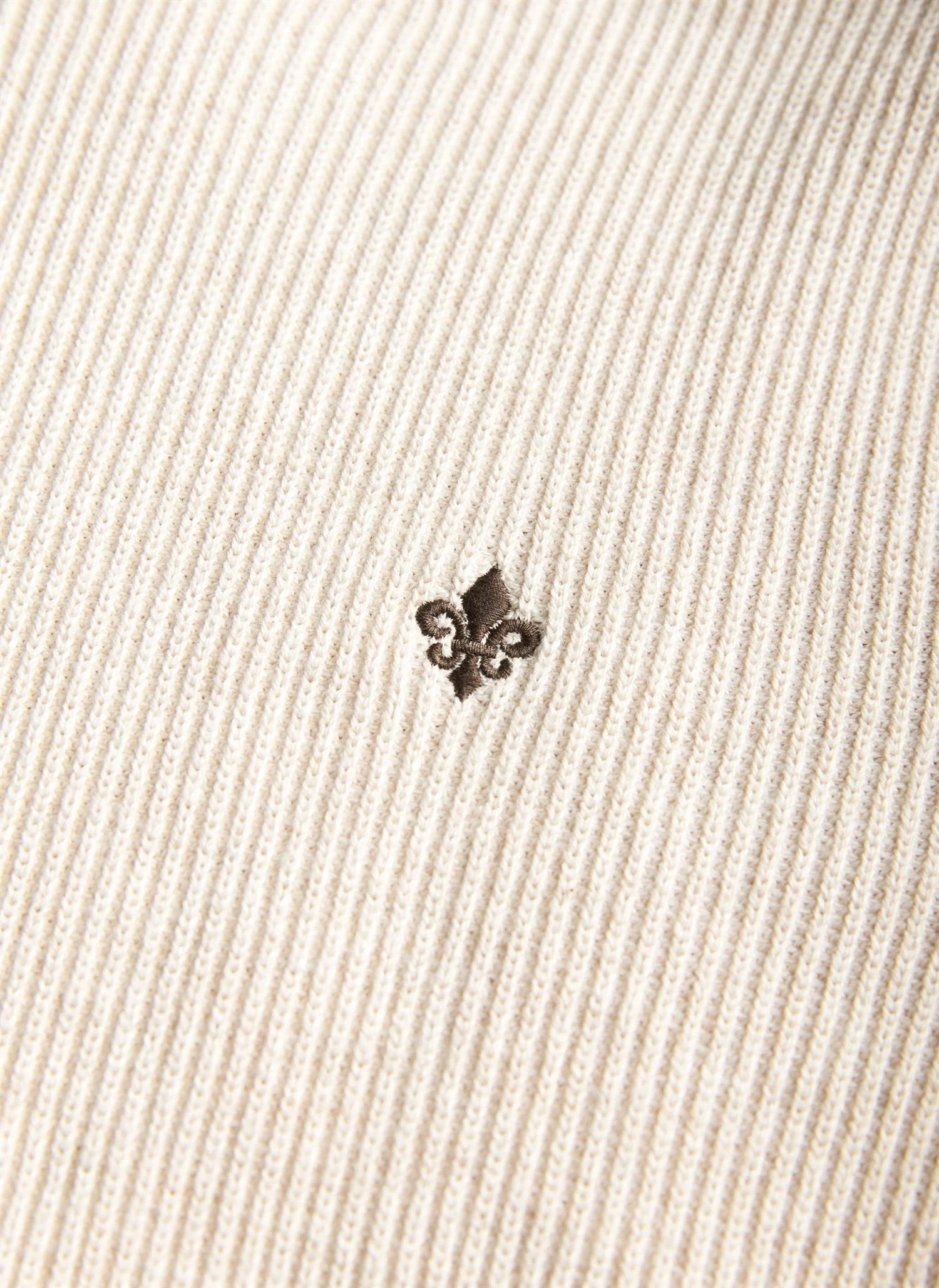 Morris Niall Half Button Genser Beige