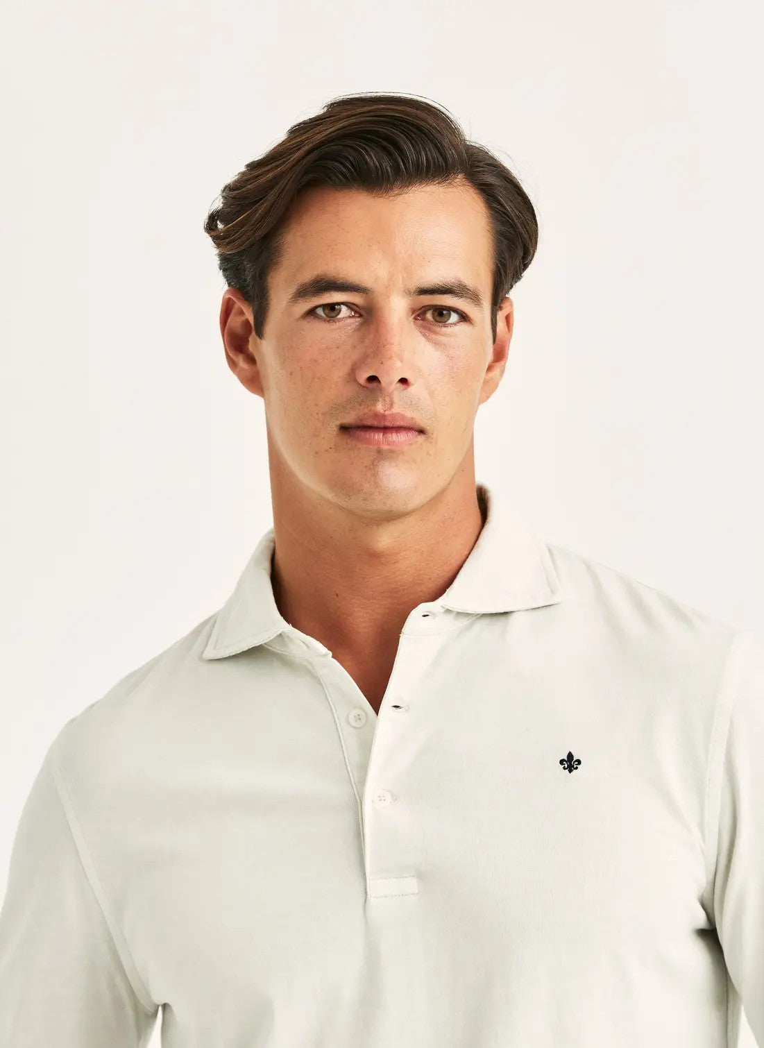 Morris Harland Langermet Polo Off-white