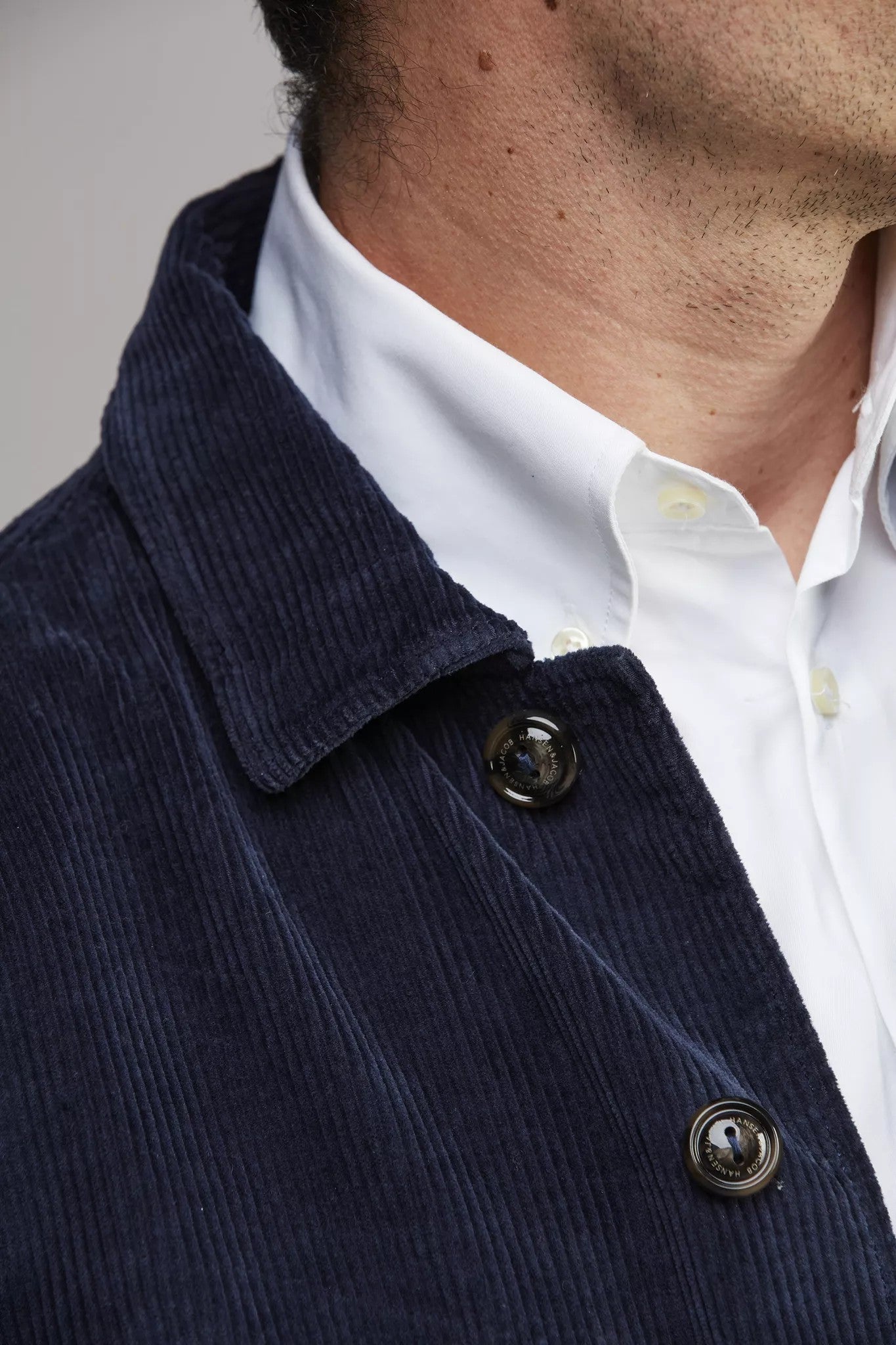 Hansen & Jacob Corduroy Overshirt Marin