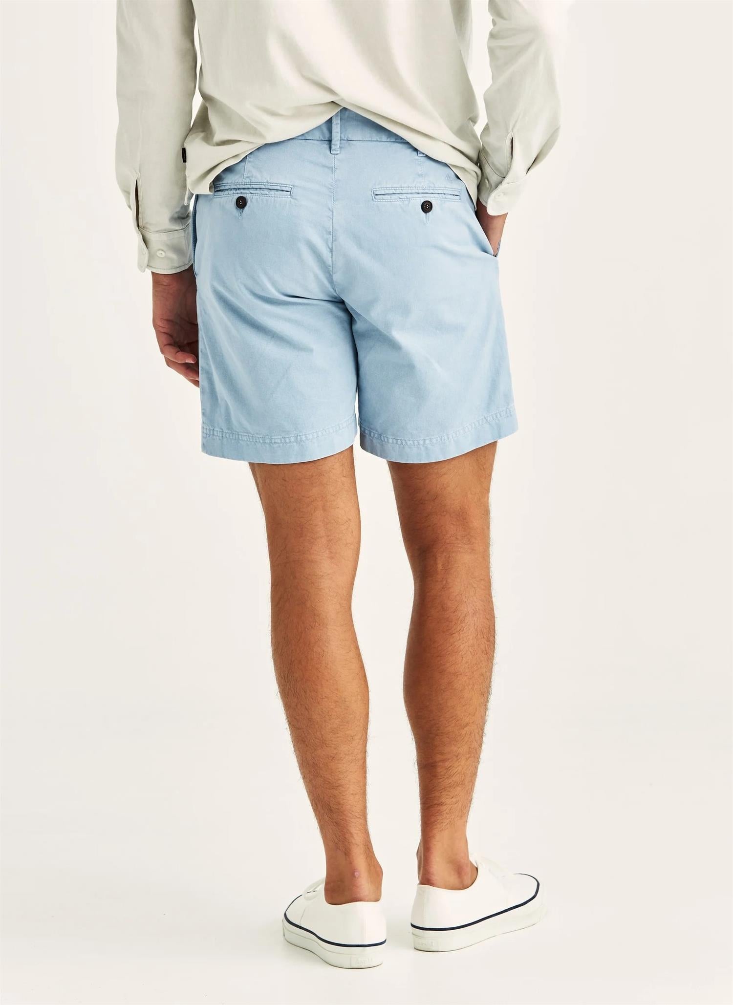 Morris Chino Shorts Rosa Lyseblå