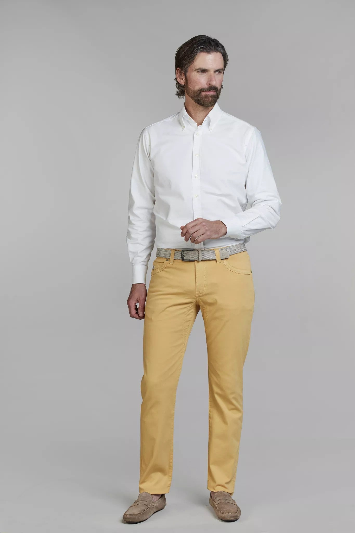 Hansen & Jacob 5-Pocket Bomull Gul