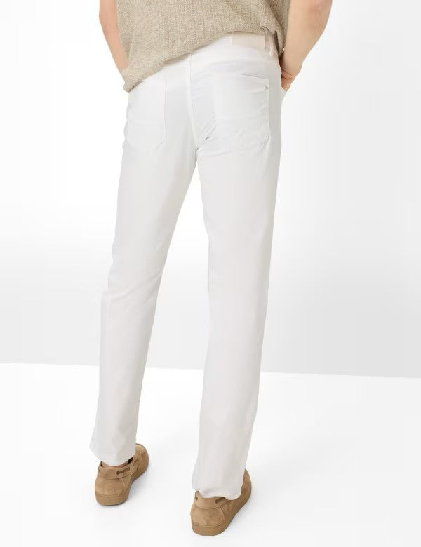 Brax Ultralight Cadiz 5-Pocket Bomull Hvit