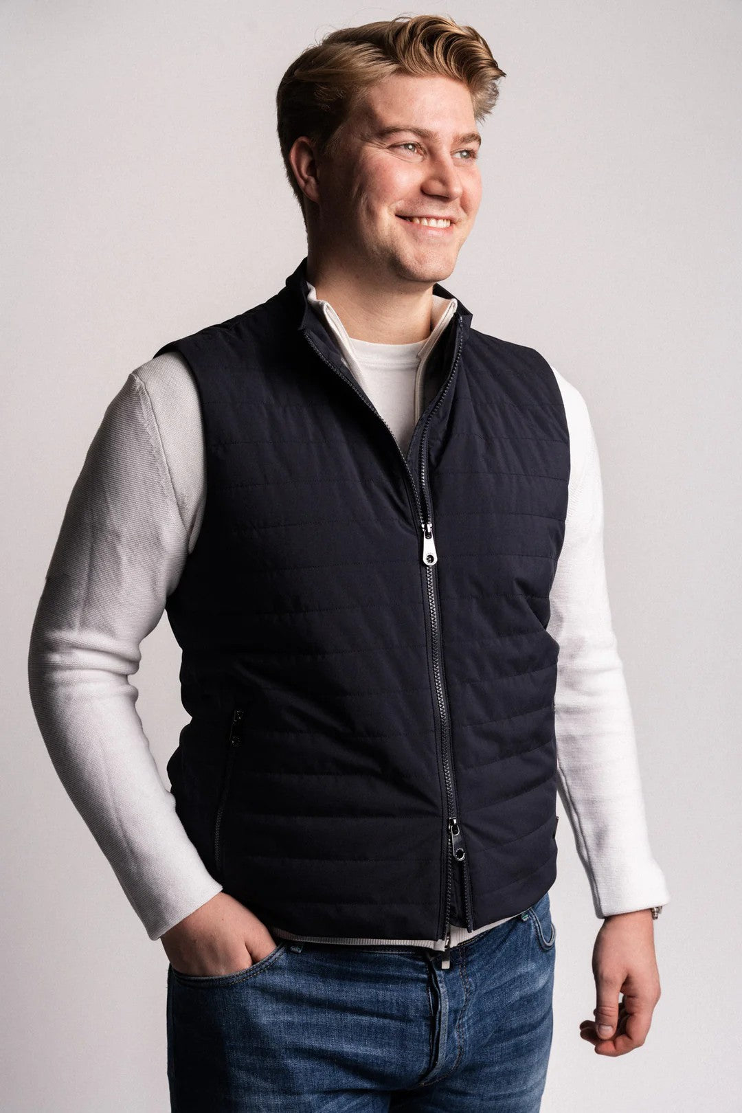 Monel Marcus Light Weight Vest Marine