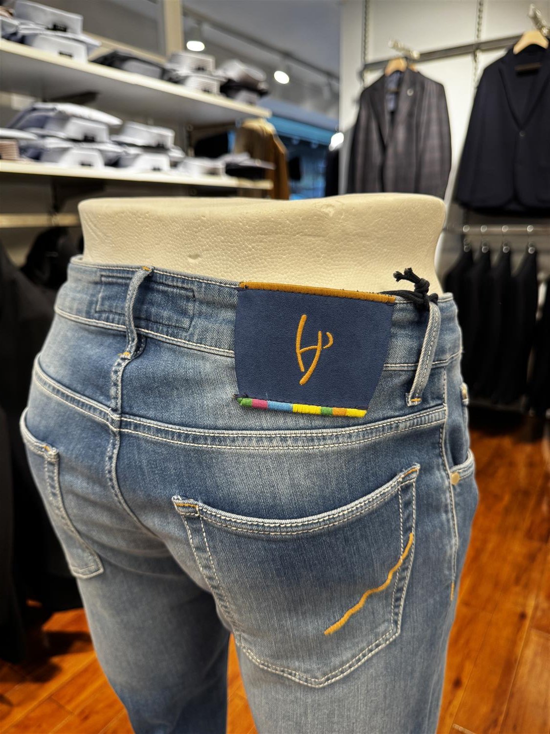 HandPicked Orvieto Jeans Lyseblå