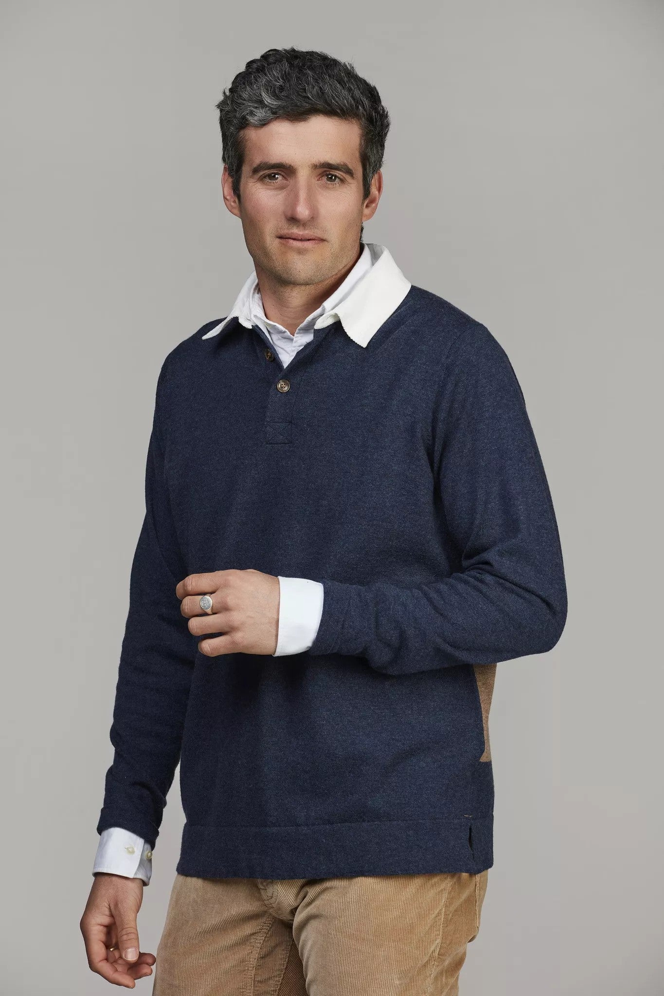 Hansen & Jacob Rugger Ull Marine
