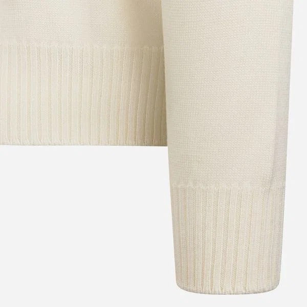 Gran Sasso Crewneck Merinoull kremhvit