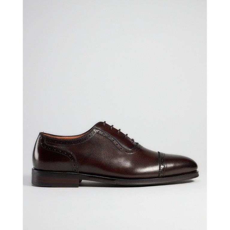 TGA Dressko Oxford Toecap Brogue Mørk Brun
