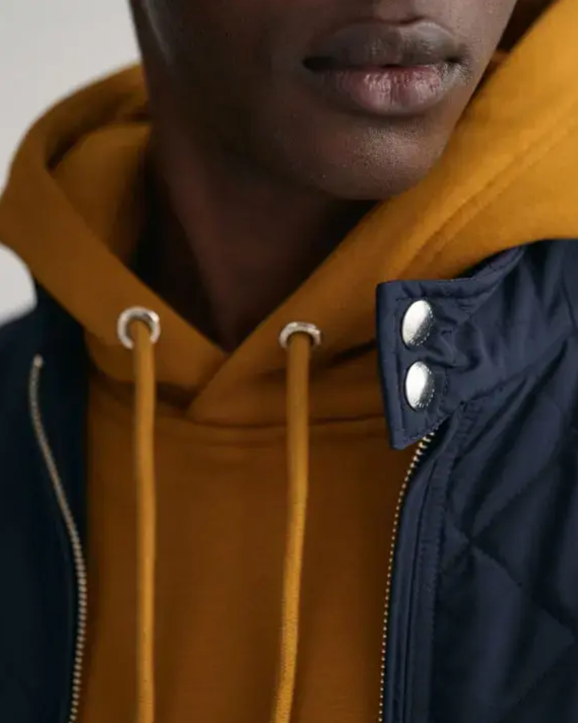 Gant Jakke Quiltet Marine