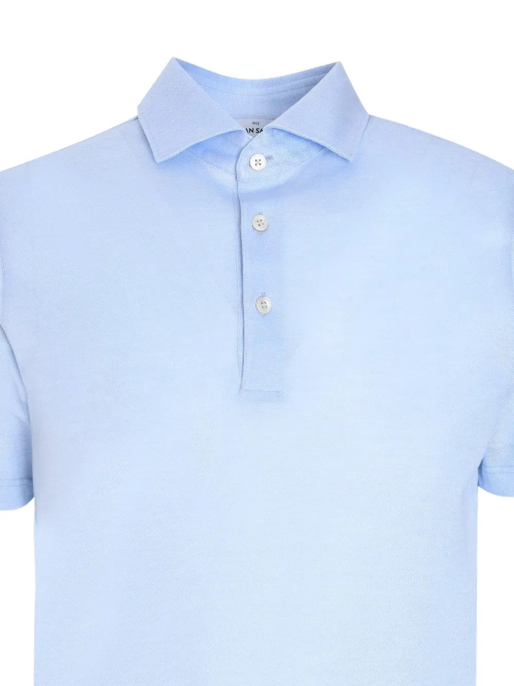 Gran Sasso Pique Bomull Lyseblå