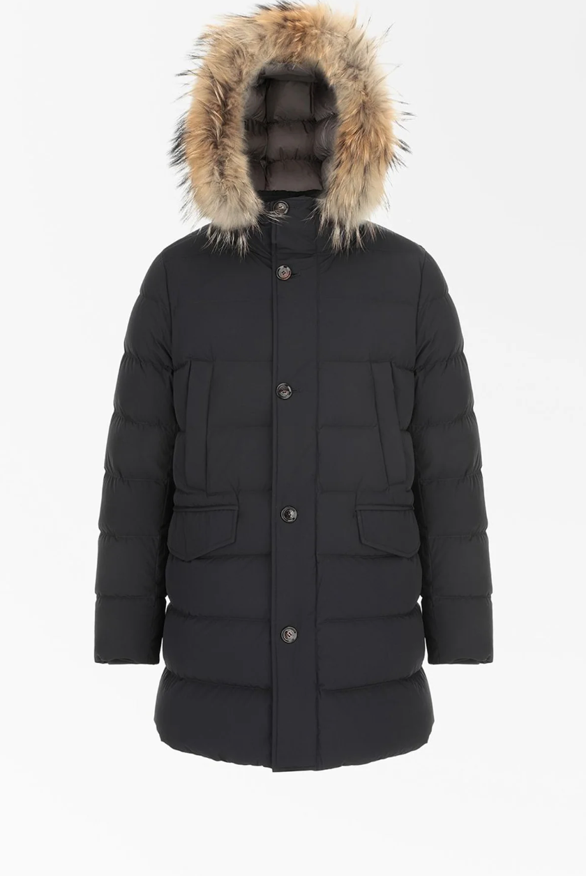 Hetrego Parker Parkas Jakke Dun Marine