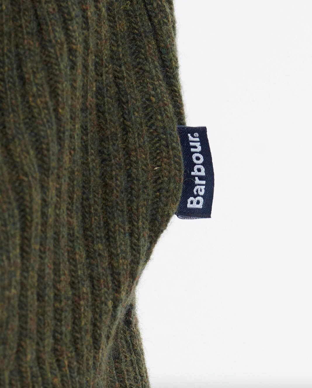 Barbour Holden Half Zip Ull Grønn