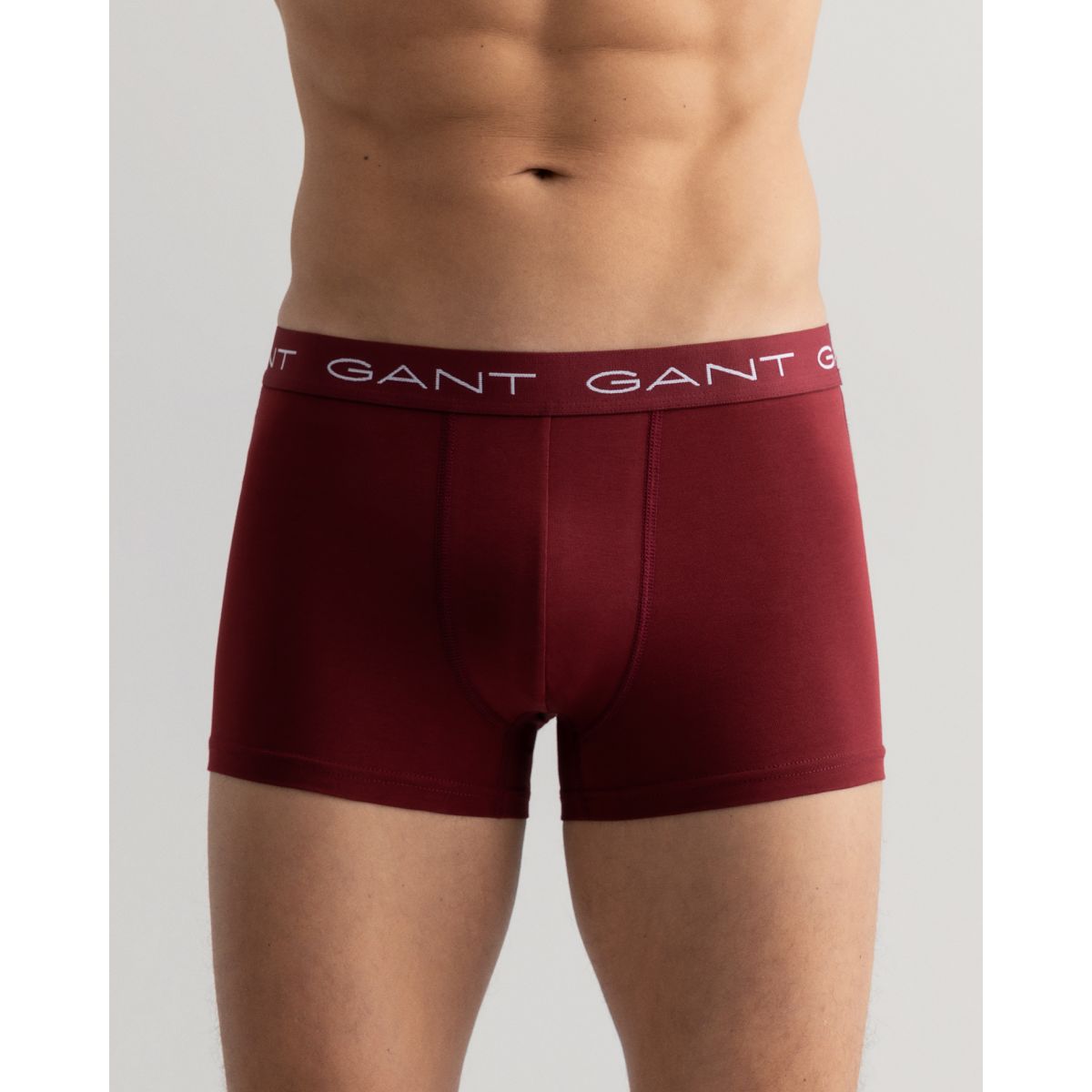 Gant Boxer Trunk 3-Pack Grønn/Marine/Rød
