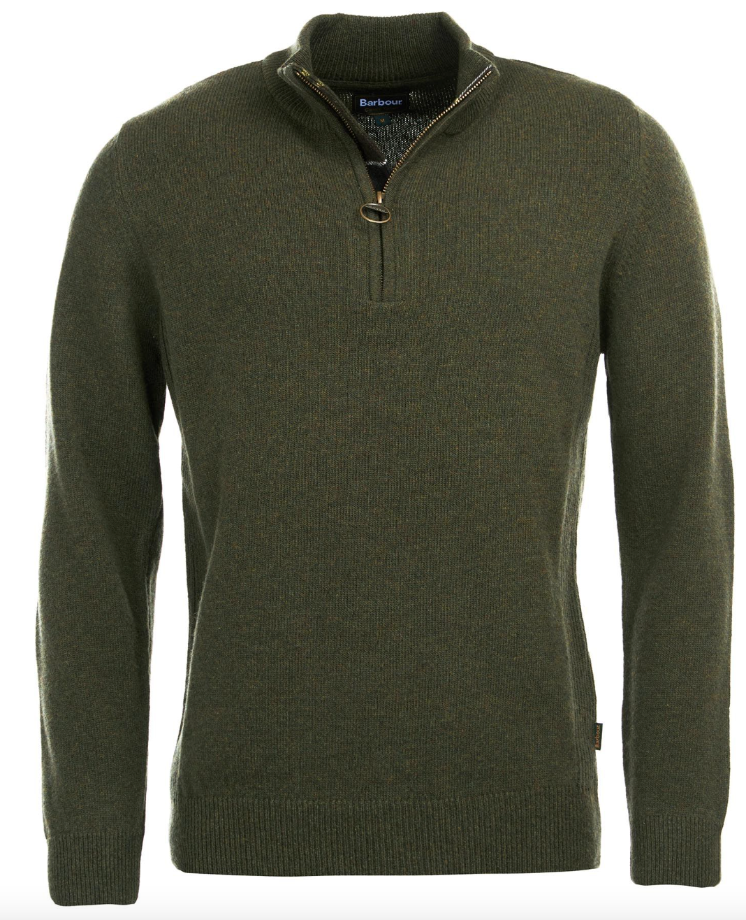 Barbour Holden Half Zip Ull Grønn