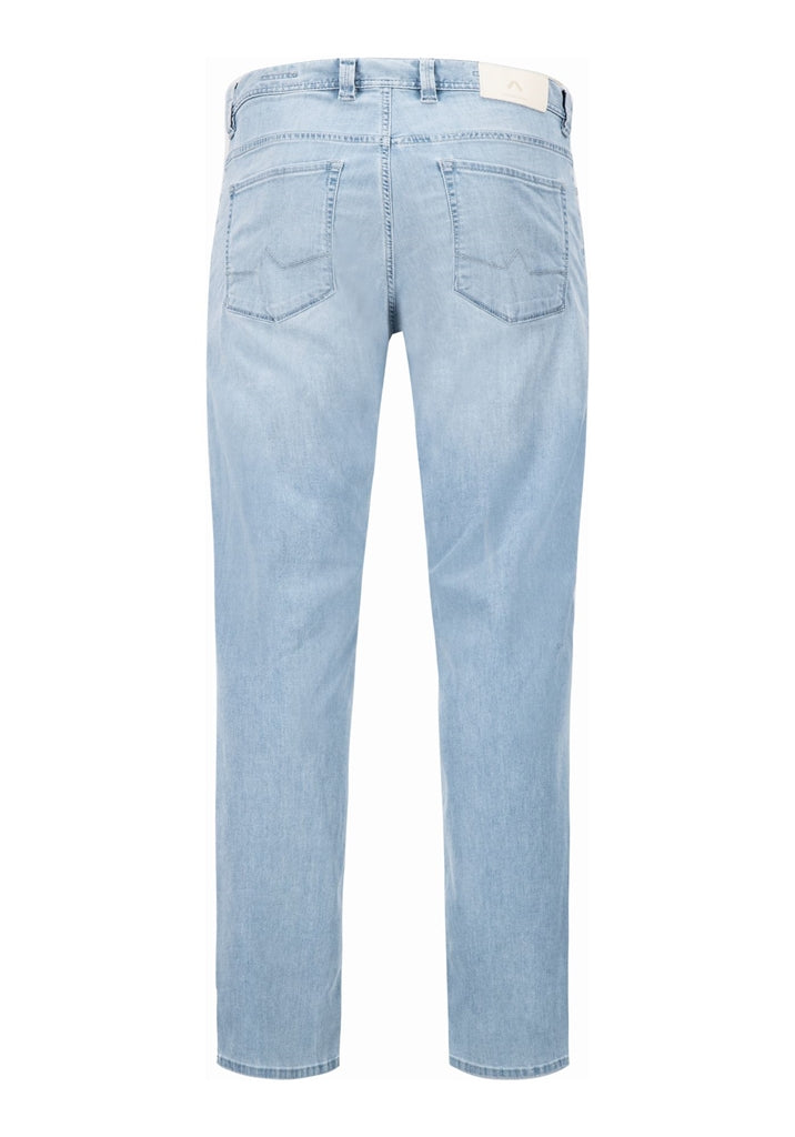 Alberto Jeans Regular Fit Lyseblå bakfra