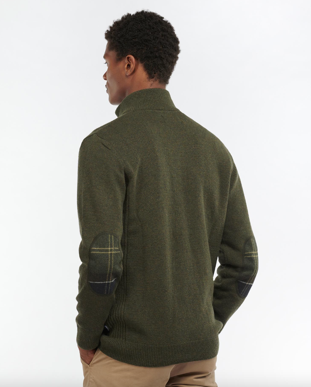 Barbour Holden Half Zip Ull Grønn