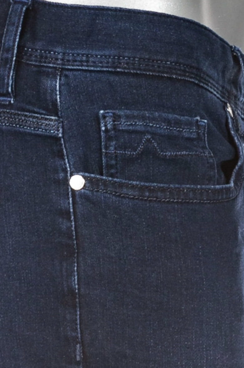 Alberto Jeans Pipe Premium Business Mørk Blå myntlomme fra siden