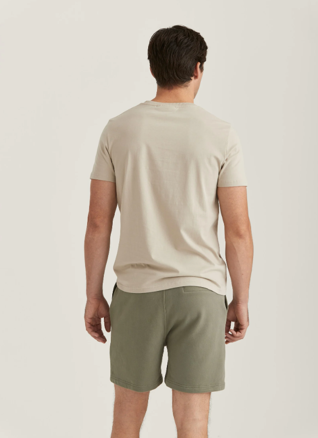 Morris Logan T-Skjorte Bomull Beige bakfra