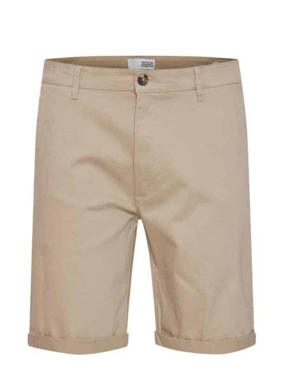Solid Shorts Bomull Rockcliffe Beige